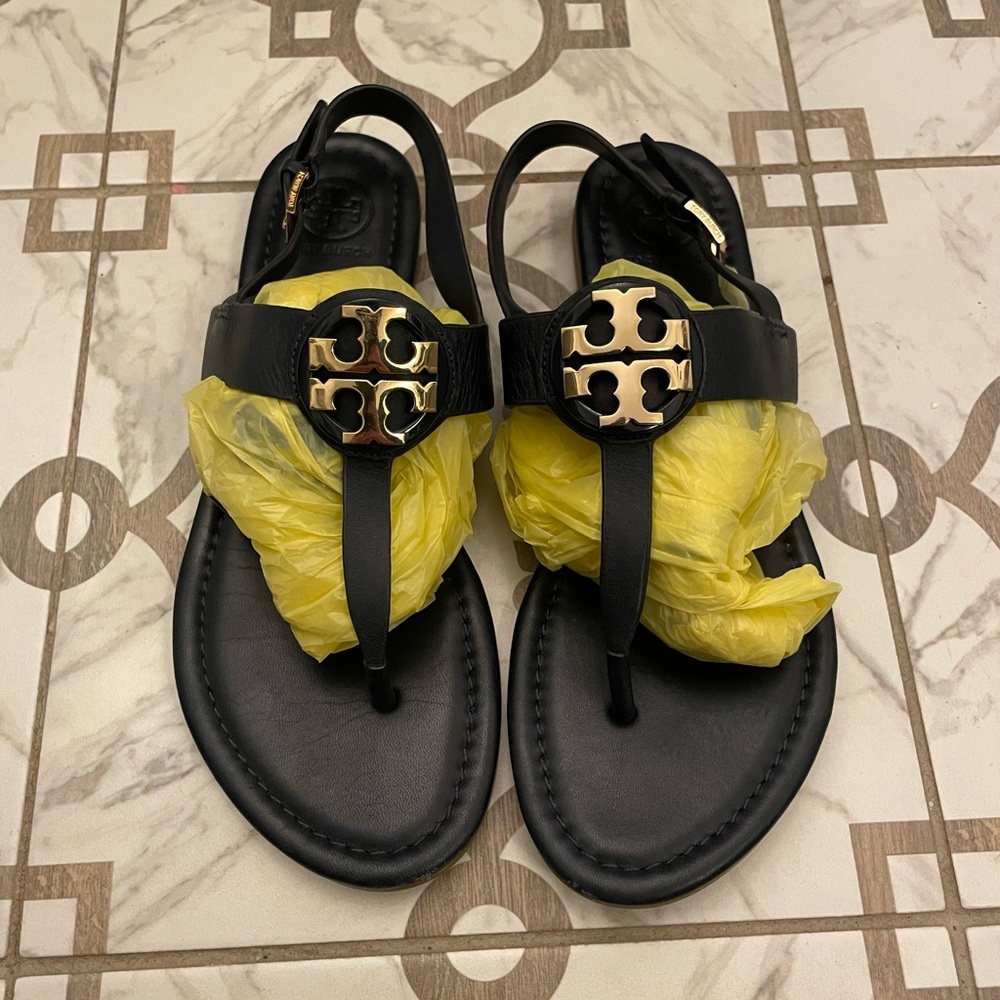 Tory Burch Miller Black Sandals